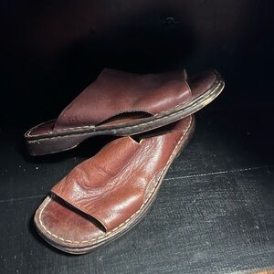 Women’s sz 9 Brown Leather Sandals